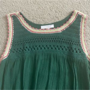 Embroidered tank top